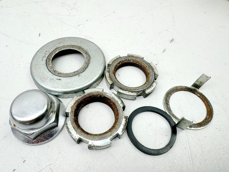 YAMAHA FZX 750 2MU (2JE) Nut Securing Steering Head Triple Clamp Washer Screw