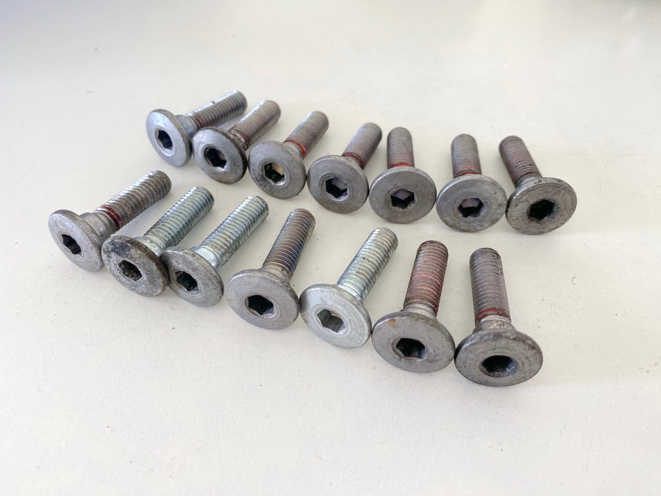 KAWASAKI ZX-6R ZX600R Schrauben für Bremsscheiben vorn & hinten (für Felge)