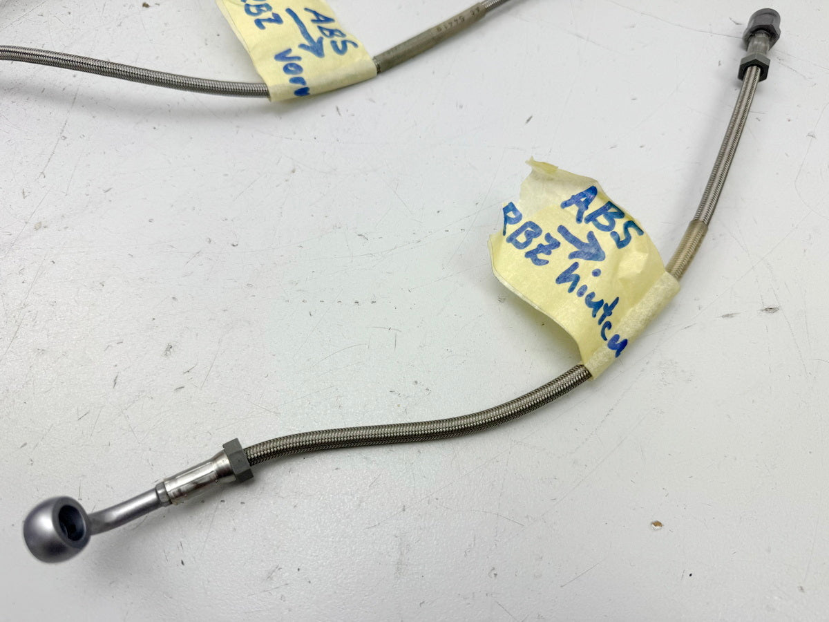 BMW R 1100 GS 259 Bremsleitungen Stahlflex Lucas vorn hinten 5 teilig