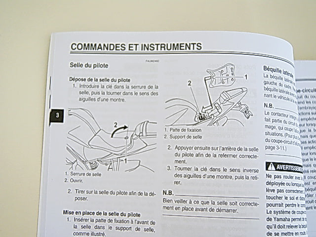 YAMAHA YZF-R 125 RE06 BEDIENUNGSANLEITUNG HANDBUCH MANUEL DU PROPRIETAIRE