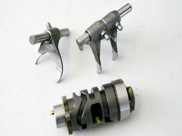 CAGIVA W12 350 2N1 SCHALTWALZE SCHALTKLAUEN SCHALTGABEL GETRIEBE