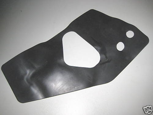 HONDA CBR 600 RR PC40 Protector de motor mate de goma, cubierta, protector de calor del chasis 07-13