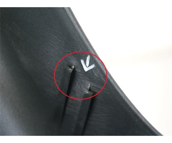 KAWASAKI ZX-6R ZX600P ABDECKUNG BLENDE LINKS TANK