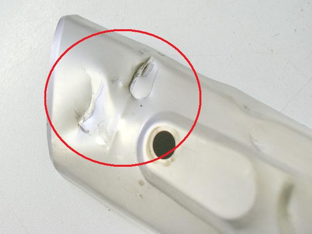 HONDA CBR 600 RR PC37 HITZEBLECH AUSPUFF 03-04