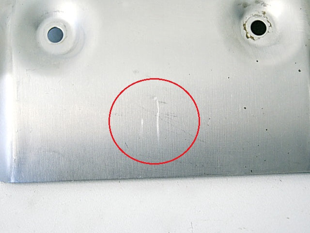 HONDA XL 1000 V SD01 VARADERO HITZESCHUTZ HITZEBLECH AUSPUFF LINKS INNEN COVER