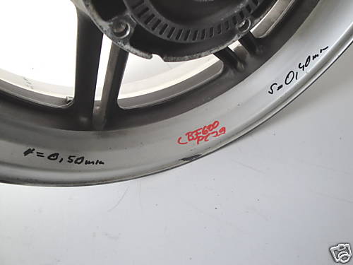 HONDA CBF 600 PC38 LLANTA RUEDA TRASERA 04-07