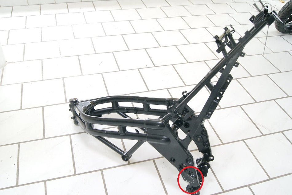 HYOSUNG GT 650 i.R. 51E RAHMEN & BRIEF FRAME - VERMESSUNGSPROTOKOLL