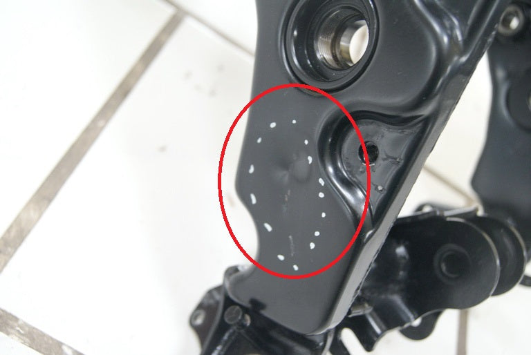 HYOSUNG GT 650 i.R. 51E RAHMEN & BRIEF FRAME - VERMESSUNGSPROTOKOLL