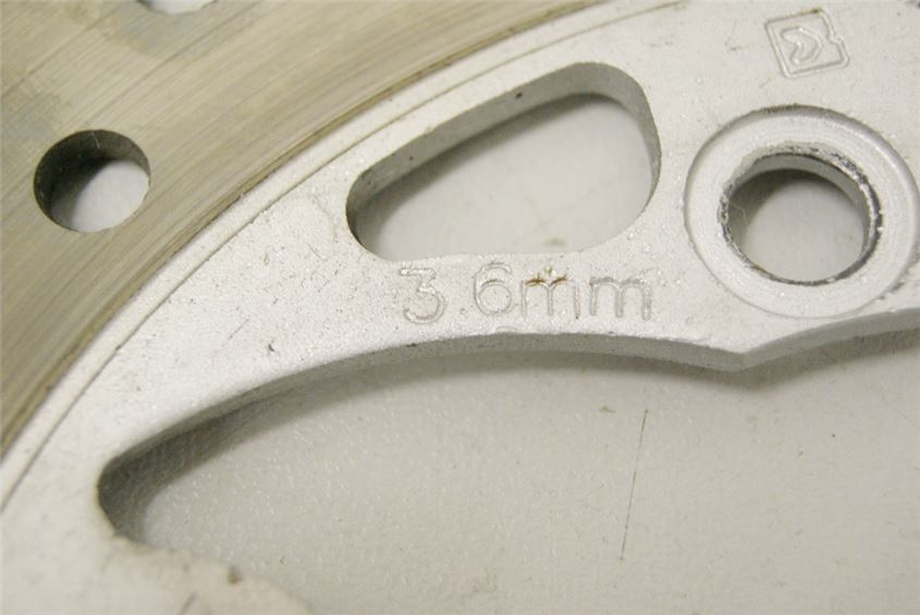 KTM DUKE 125 ABS A3 DISCO DE FRENO TRASERO - 3,92 MM