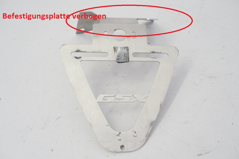 SUZUKI GSX-R 750 WVCW LICENSE PLATE HOLDER LICENSE PLATE BRACKET