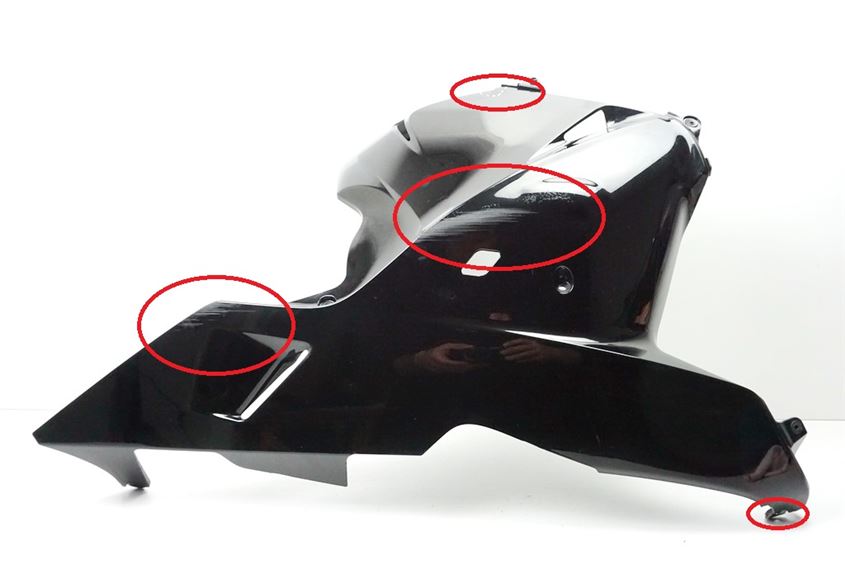 HONDA CBR 600 RR PC40 ABS CARENADO INFERIOR DERECHO