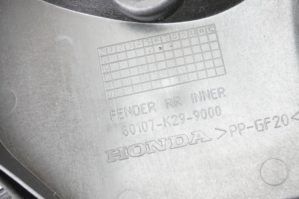 HONDA SH 125 ANC i MODE JF51A ABDECKUNG VERKLEIDUNG HECK INNEN KOTFLÜGEL FENDER