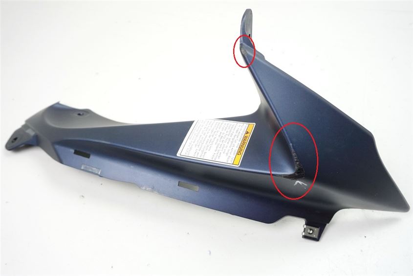 SUZUKI GSX-R 750 WVCW CARENADO DELANTERO DERECHO MASCARILLA CÚPULA