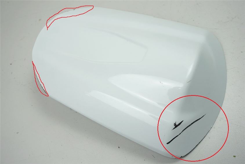 SUZUKI GSX-R 750 WVCW PASSENGER SEAT COVER HUMP SEAT COWL