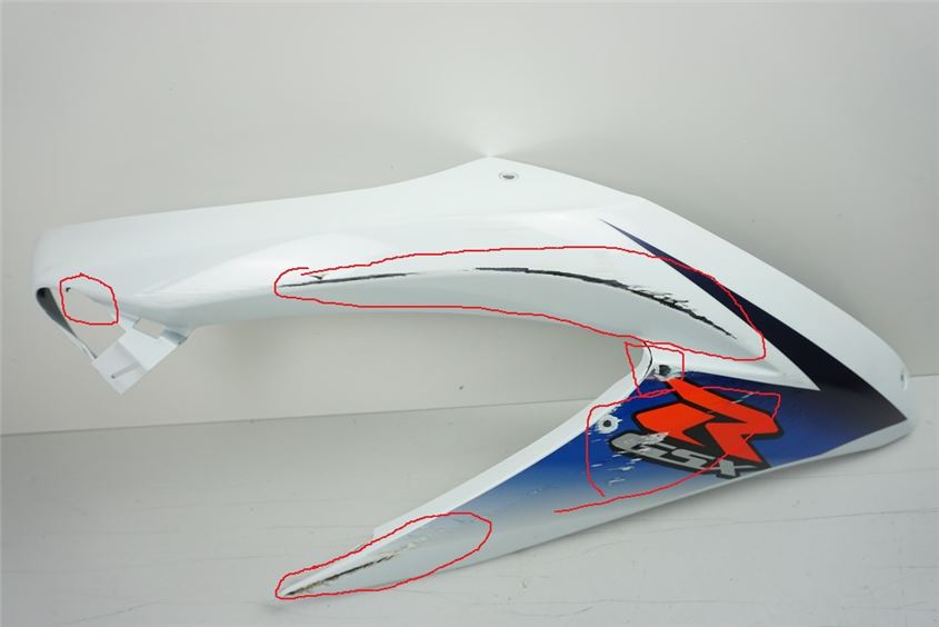SUZUKI GSX-R 750 WVCW SIDE FAIRING RIGHT FAIRING COWLING