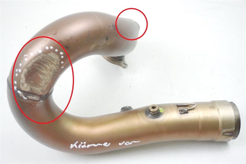 DUCATI DIAVEL 1200 CARBON G1 03 AA KRÜMMER VORN KRÜMMERROHR EXHAUST