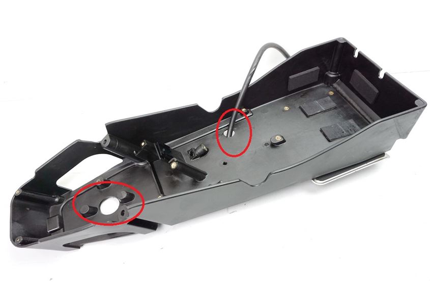 MOTO MORINI CORSARO 1200 VELOCE GUARDABARROS TRASERO PASO DE RUEDA REVESTIMIENTO INTERIOR TRASERO