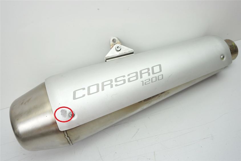 MOTO MORINI CORSARO 1200 VELOCE ESCAPE DERECHO SILENCIADOR EXHAUST