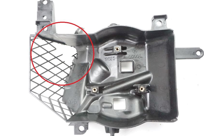 HONDA GL 1800 SC47 A ABS GOLDWING CONDUCTO DE AIRE RADIADOR IZQUIERDO CUBIERTA CARENADO