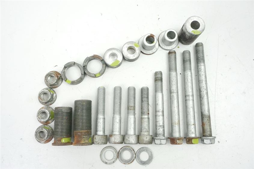 APRILIA ETV 1000 CAPONORD ENGINE MOUNT BOLTS AXLE