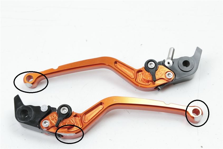 KTM 690 DUKE R B2 KUPPLUNGSHEBEL BREMSHEBEL VTREC KBA ABE 91299