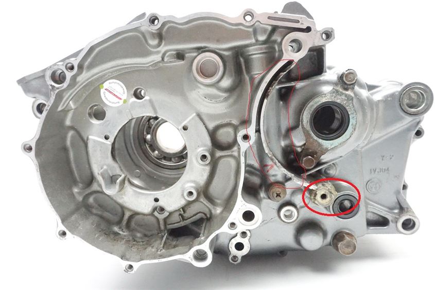 MZ / MUZ BAGHIRA 660 CÁRTER DEL MOTOR BLOQUE DEL MOTOR
