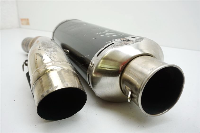 Kawasaki Z 750 ZR750L AUSPUFF SHARK SCHALLDÄMPFER EXHAUST
