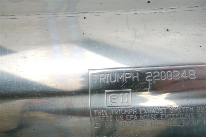 TRIUMPH SPEED TRIPLE 1050 515NJ ESCAPE DERECHO SILENCIADOR EXHAUST