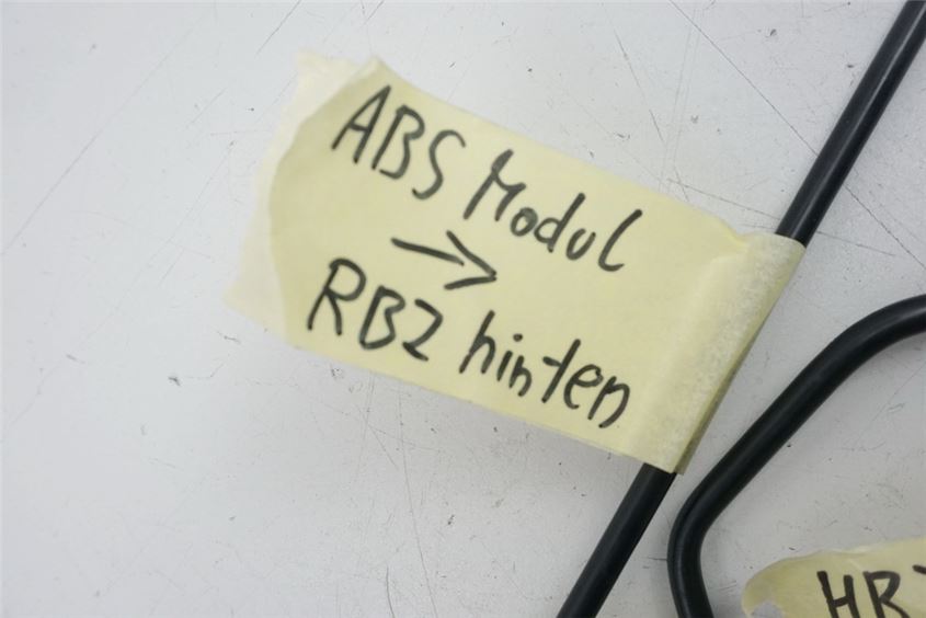 SUZUKI AN 650 ABS WVBU BURGMAN BRAKE LINES METAL BRAKE HOSE