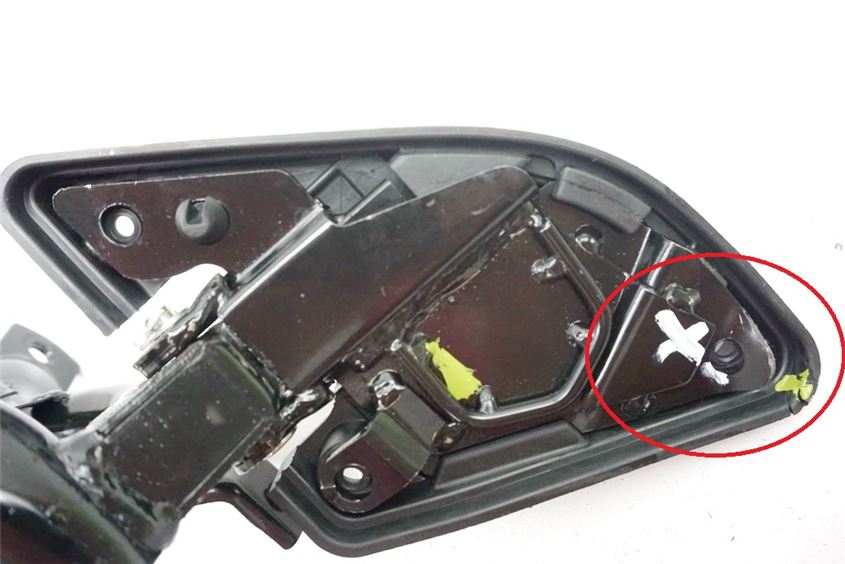 KYMCO PEOPLE GT 300 i ABS ESTRIBERA IZQUIERDA PASAJERO SOPORTE REPOSAPIÉS