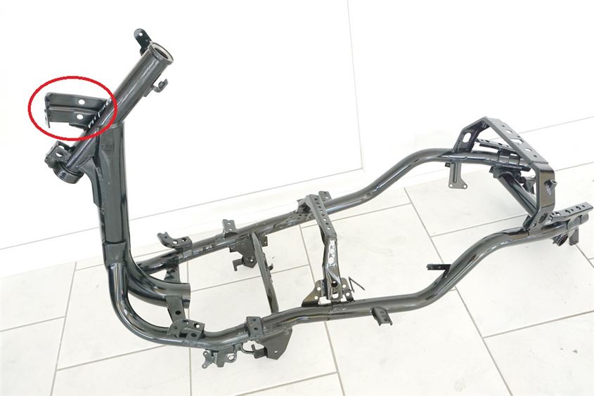 YAMAHA XC 125 SE42 VITY CHASIS Y DOCUMENTACIÓN PAPELES BASTIDOR