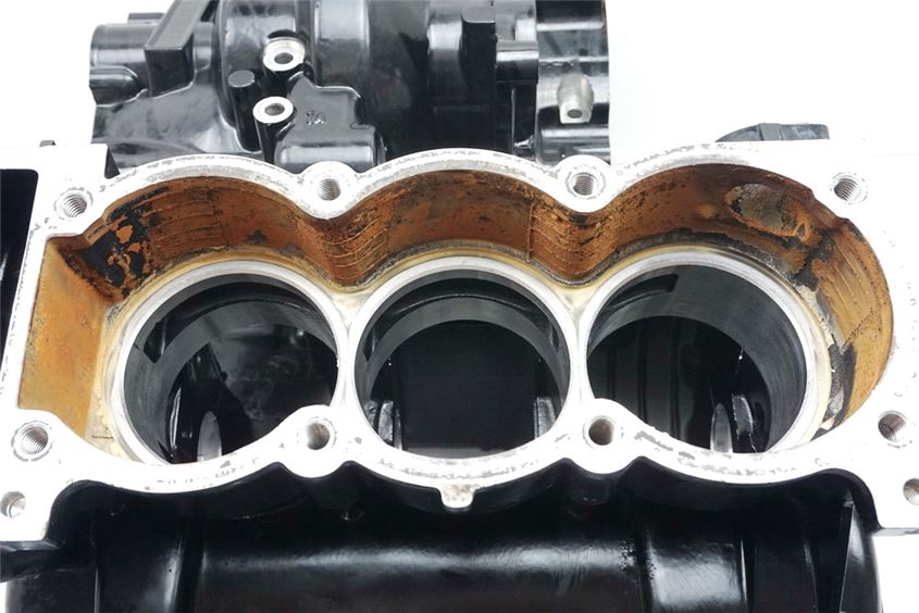 TRIUMPH SPEED TRIPLE 885 i T509 MOTORGEHÄUSE MOTORBLOCK CRANKCASE