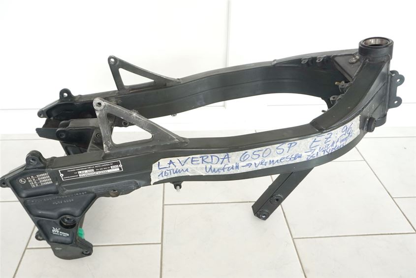 LAVERDA LAV 650 SPORT RAHMEN & BRIEF FRAME ÖSTERREICHISCHE PAPIERE TYPENSCHEIN