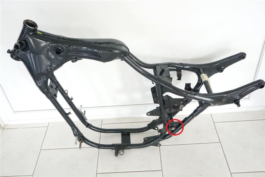 YAMAHA XV 250 2UJ VIRAGO CHASIS Y DOCUMENTACIÓN - SIN ACCIDENTES