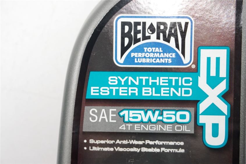 BELRAY SAE 15W50 EXP - ACEITE DE MOTOR SEMISINTÉTICO MEZCLA DE ÉSTER 4 TIEMPOS - 1 LITRO
