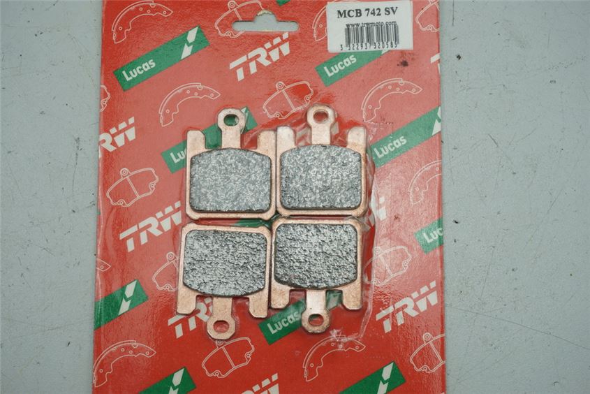 PASTILLAS DE FRENO DELANTERAS KAWASAKI ZX-10R ZXT00C MCB 742 SV TRW LUCAS - 2X