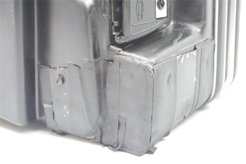 KOFFER HEIN GERICKE 40 LITER MOTO DETAIL