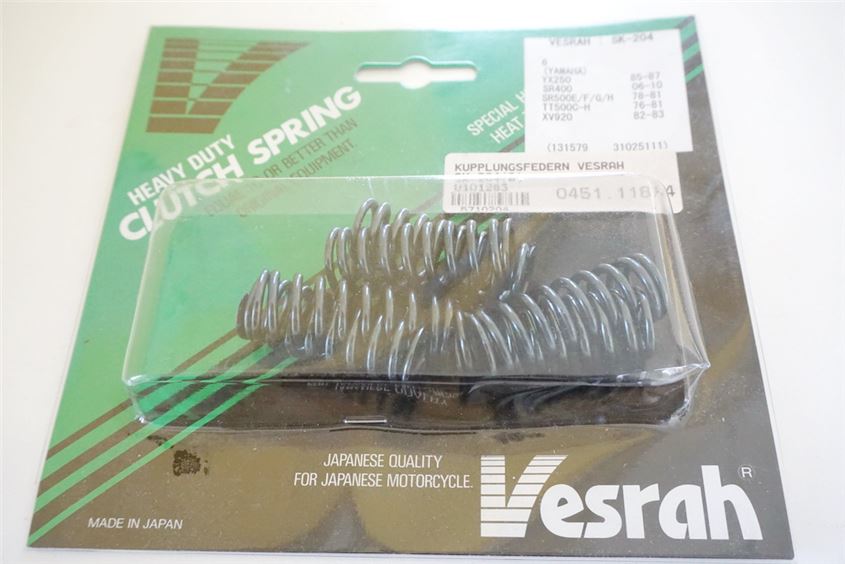 VESRAH SK-204 CLUTCH SPRINGS YAMAHA SR 400 500 XT XV 920 YX 250