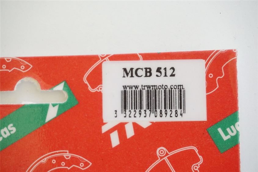 LUCAS TRW MCB 512 PASTILLAS DE FRENO