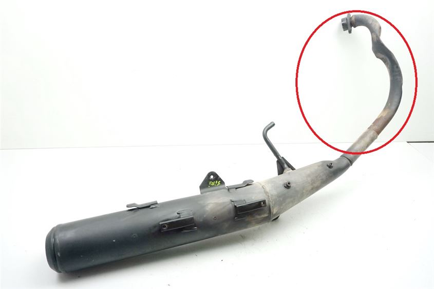 YAMAHA YBR 125 RE05 ESCAPE SILENCIADOR COLECTOR TUBO DE ESCAPE
