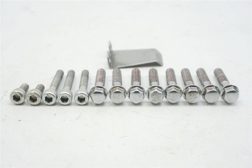 KAWASAKI ZXR 400 ZX400L SCHRAUBEN LIMADECKEL MOTORDECKEL SCREWS