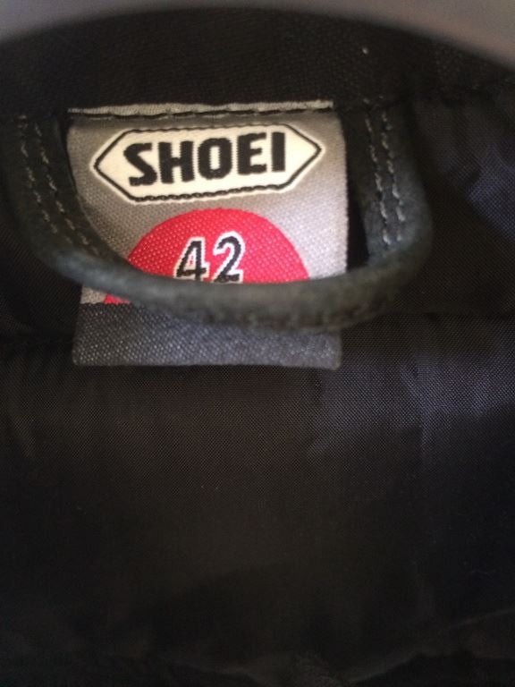 MOTORRADJACKE - LEDER - NEUWERTIG - SHOEI - GRÖßE 42