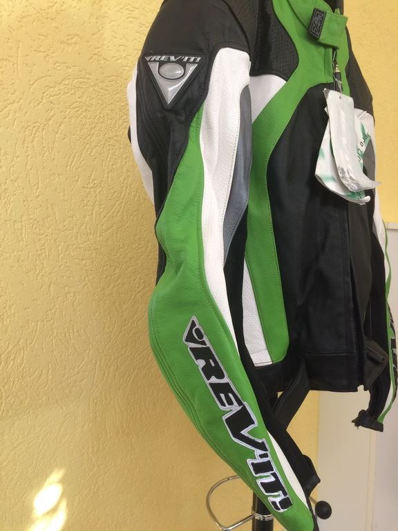 MOTORCYCLE JACKET - LEATHER - REVIT - LIKE NEW - SIZE 50