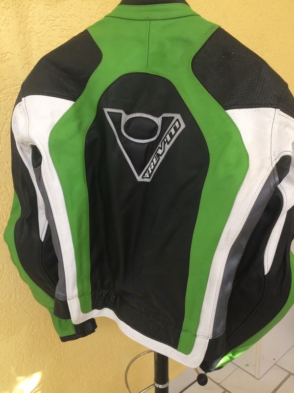 MOTORCYCLE JACKET - LEATHER - REVIT - LIKE NEW - SIZE 50