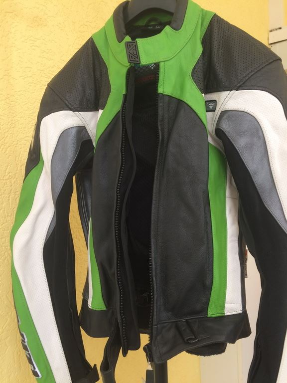 MOTORCYCLE JACKET - LEATHER - REVIT - LIKE NEW - SIZE 50