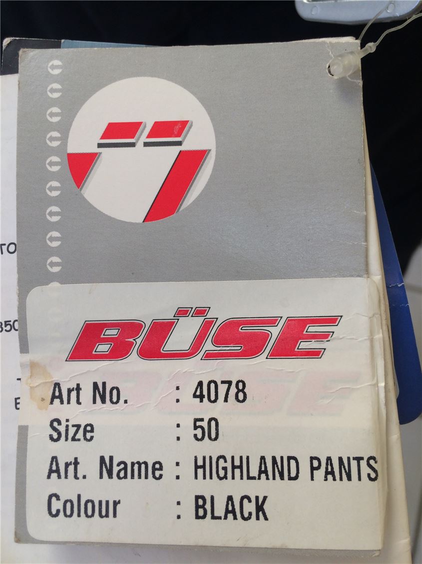 PANTALONES DE MOTO - BÜSE - COMO NUEVOS - TALLA 50