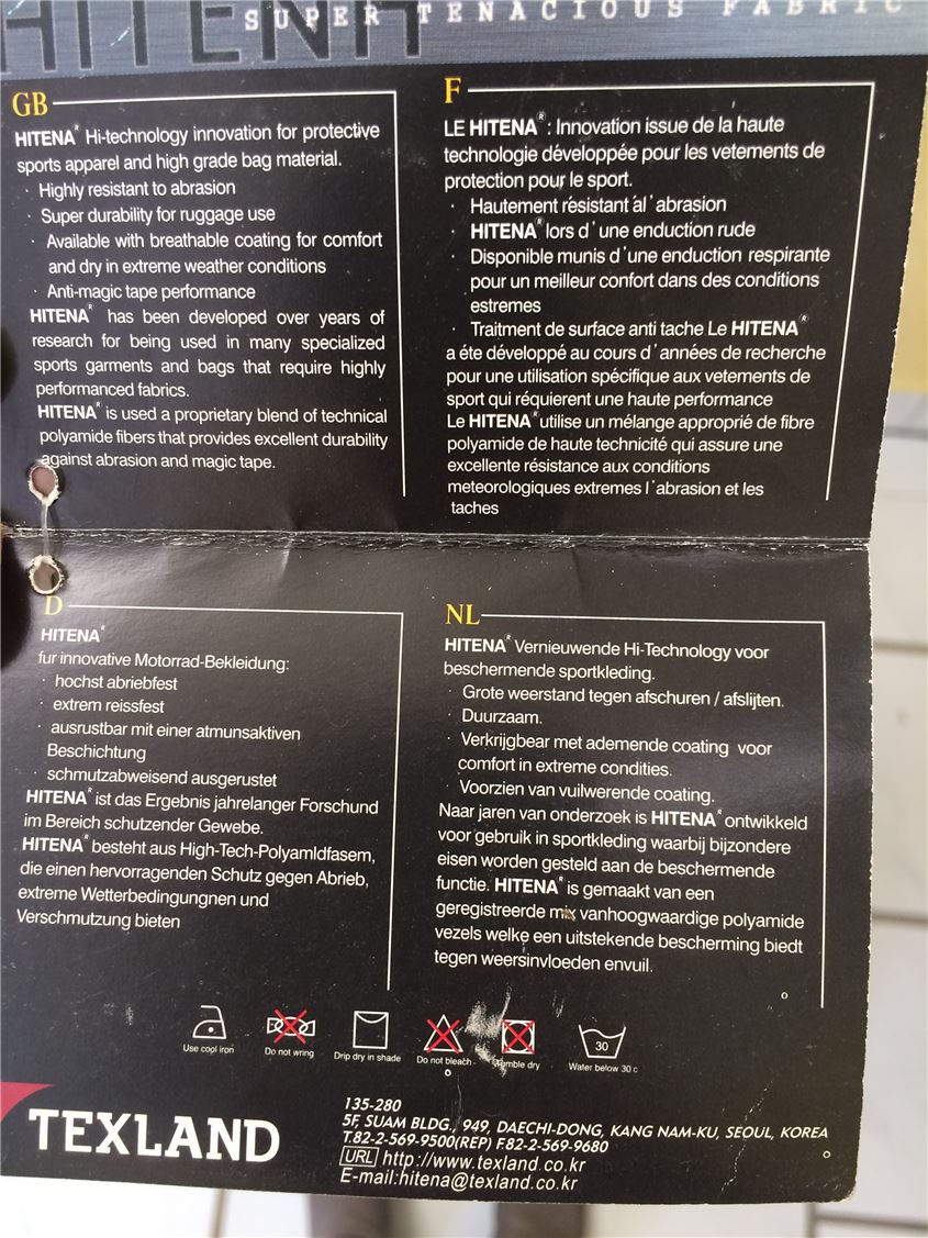 PANTALONES DE MOTO - BÜSE - COMO NUEVOS - TALLA 50