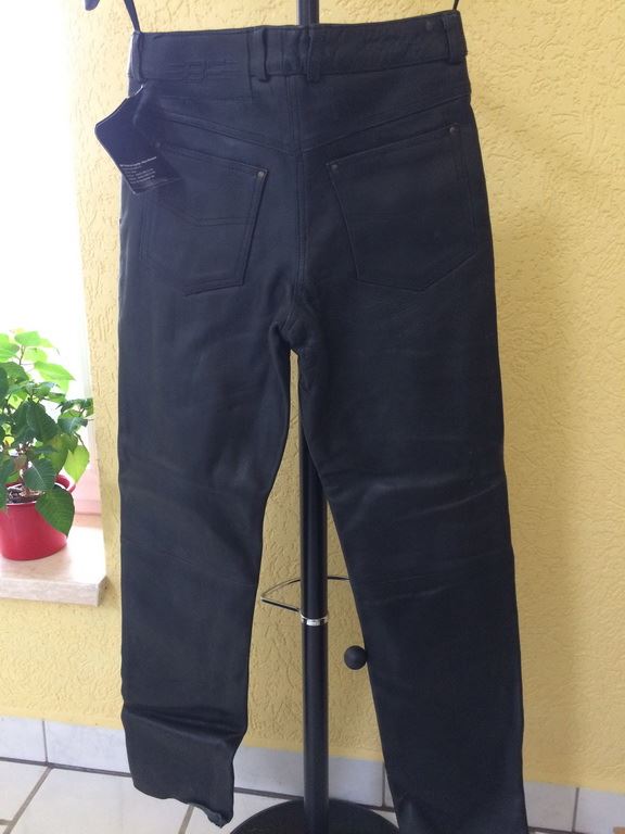 MOTORCYCLE TROUSERS - WOMEN'S - LEATHER TROUSERS - AS NEW - SIZE 38