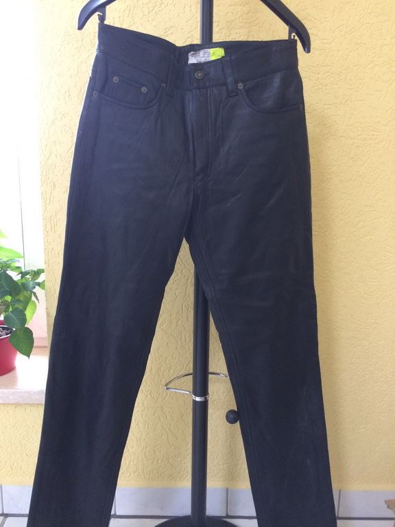 PANTALÓN DE MOTO - PANTALÓN DE CUERO - VAQUEROS ANILINA - COMO NUEVO - TALLA 40