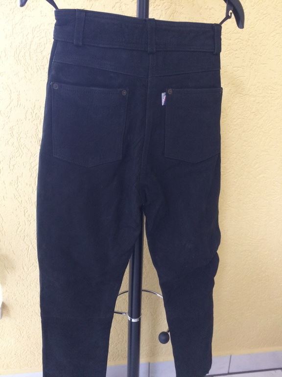 MOTORCYCLE PANTS - SUEDE - BRAND SCHUH - AS GOOD AS NEW - SIZE 38